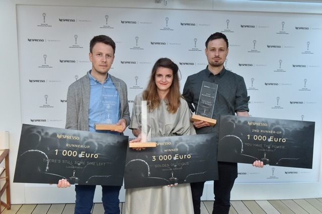 Mladí tvůrci, kteří se přihlásili do filmové soutěže Nespresso Talents. Vítěze čekají 3 tisíce eur.