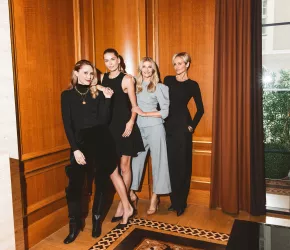 Tereza Maxová, patronkou nadace, Hana Soukupová, Adriana Ohanian Sklenaříková a Tereza Srbová