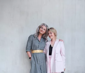 Pavlína Pořízková & Thea Prokop před ELLE Talk 