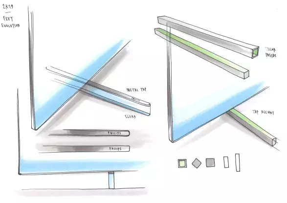 philips tv feet evolution