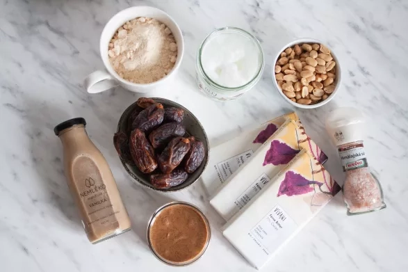 zdravé veganské Snickers