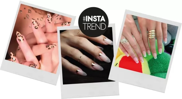 ELLE Insta trend: vánoční nail art