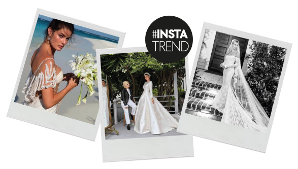 10 nejpopulárnějších svatebních šatů topmodelek podle Instagramu