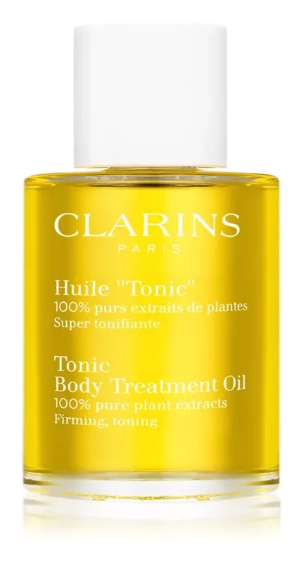 relaxační tělový olej s rostlinnými extrakty, Clarins Tonic Body Treatment Oil, 1296 Kč