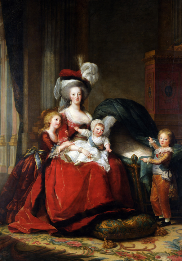 Marie Antoinette, 1787, Louise Elisabeth Vigée-Lebrun