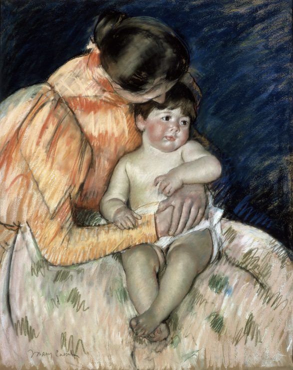 Matka a dítě, 19./20. stol., Mary Cassatt