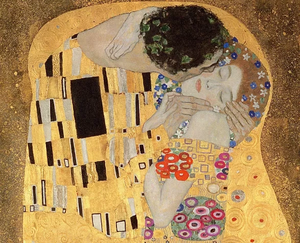 Gustav Klimt, Polibek Gustav Klimt, Polibek