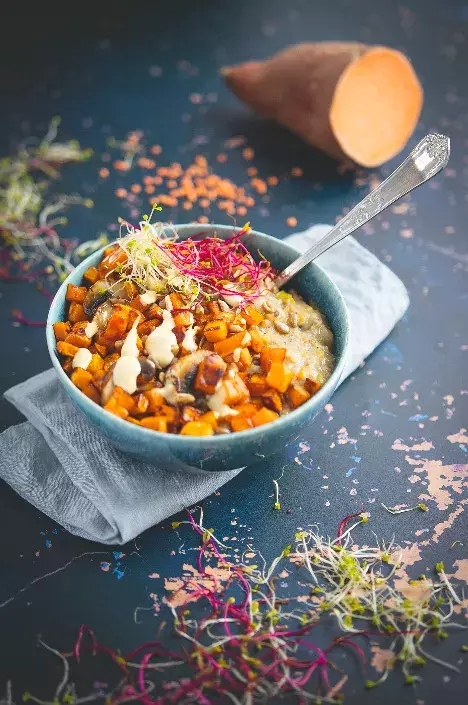 Ovesná kaše s čočkou