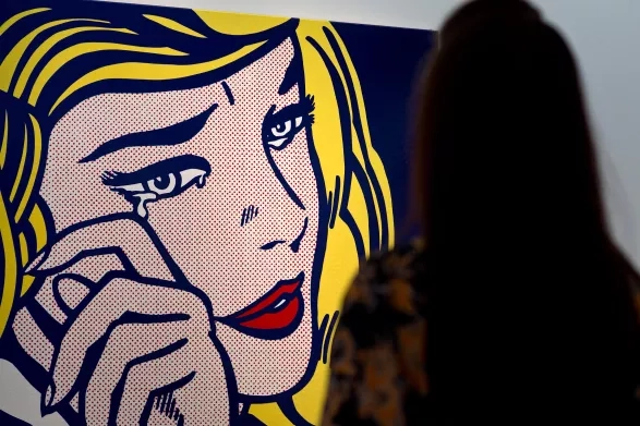Plačící dívka, Roy Lichtenstein, 1964