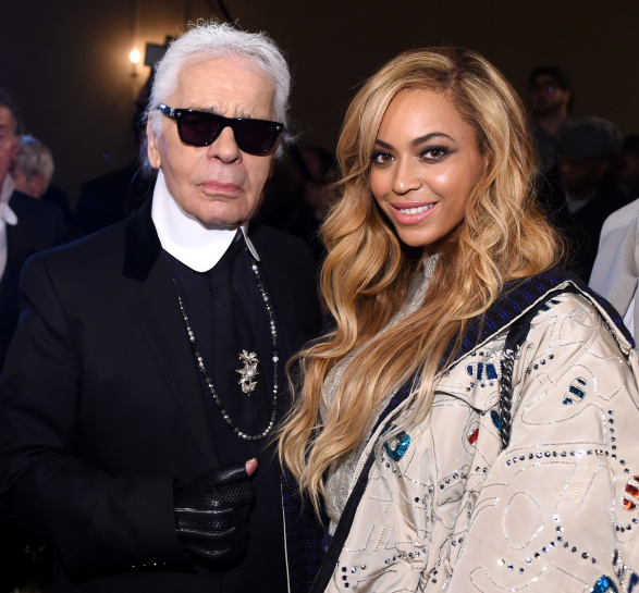 Beyoncé a Karl Lagerfeld