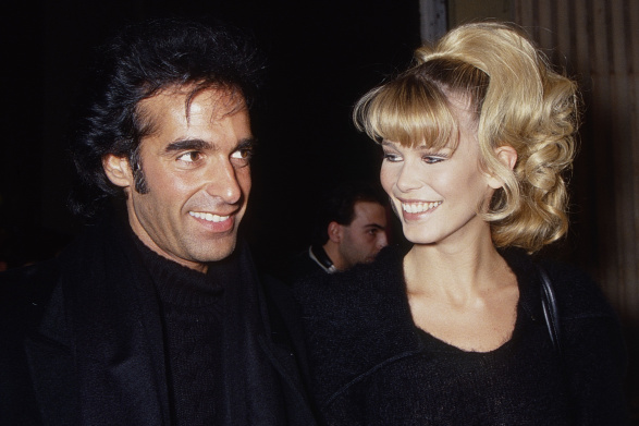 Claudia Schiffer and David Copperfield 