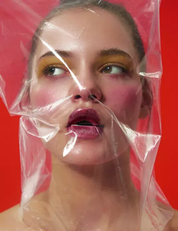 Portrait of young woman