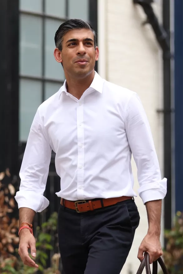 Britský premiér Rishi Sunak 