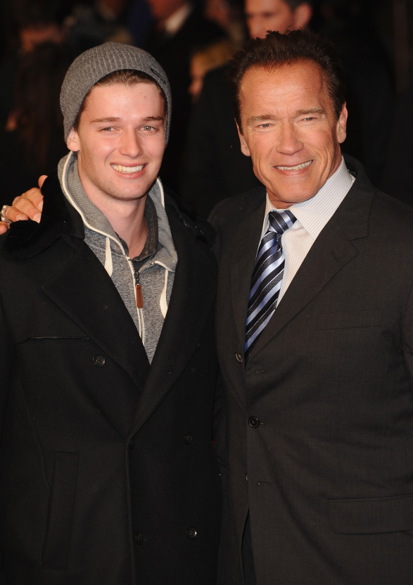 Patrick a Arnold Schwarzeneggerovi