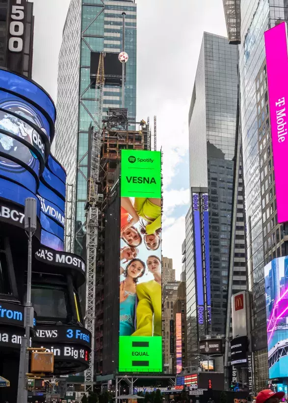 Vesna na Times Square