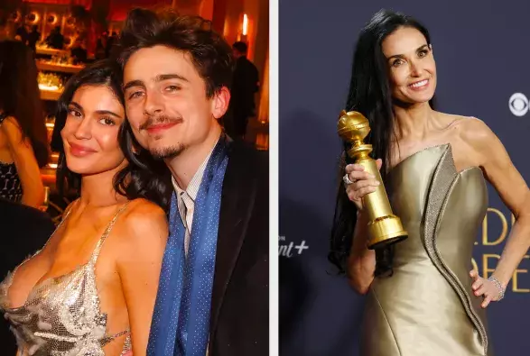 Demi Moore versus Jenner a Chalamet