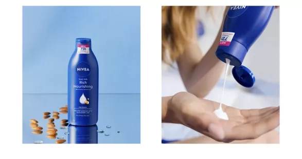 Obal tělového mléka z recyklovaného plastu