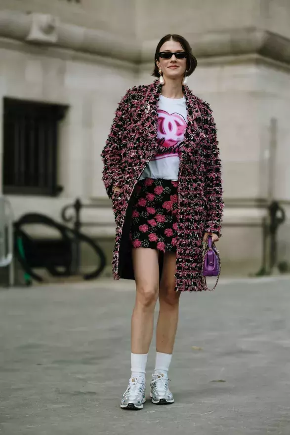 Paříž, streetstyle, SS25 Paříž, streetstyle, SS25