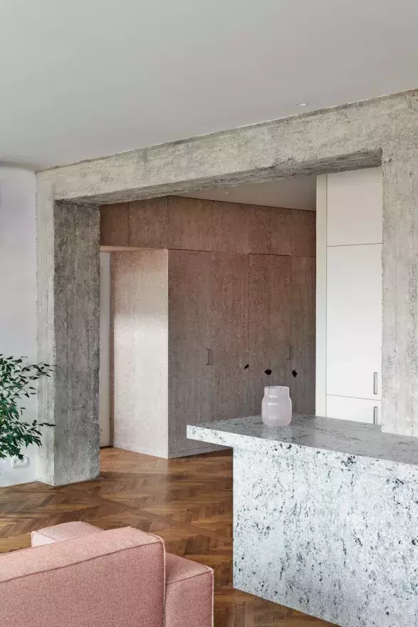 Lenka Míková, byt na Letné