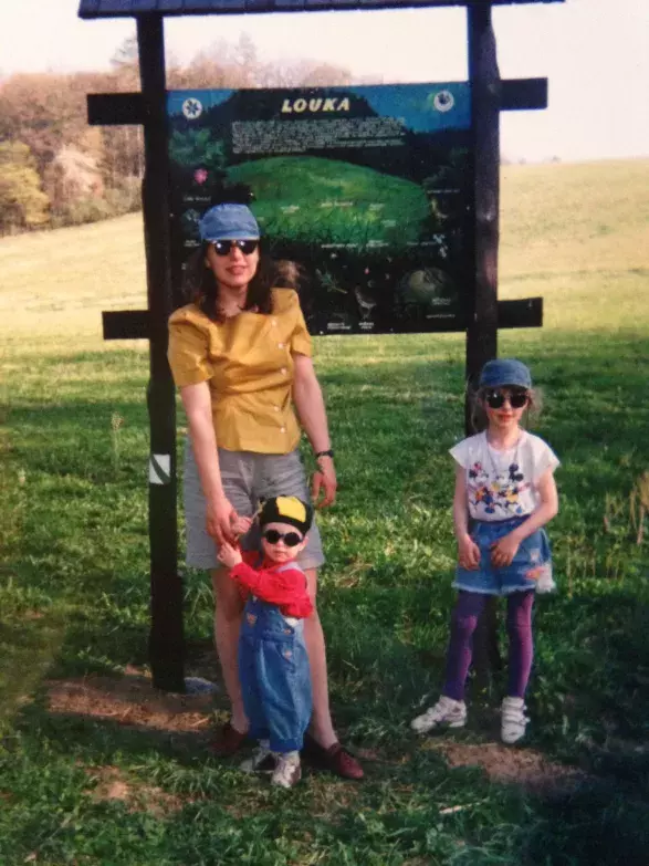 Thea Prokop a její maminka