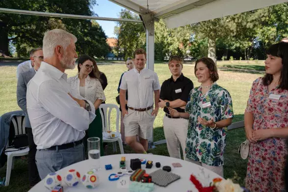 Karolína Tomášková s panem prezidentem Petrem Pavlem