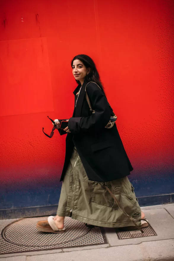 Shearling clogs Shearling clogs