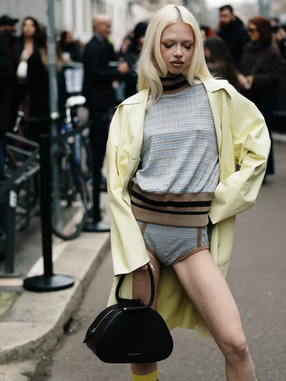 Milan beauty streetstyle Milan beauty streetstyle