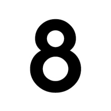 Číslo numerologie Životní číslo osm