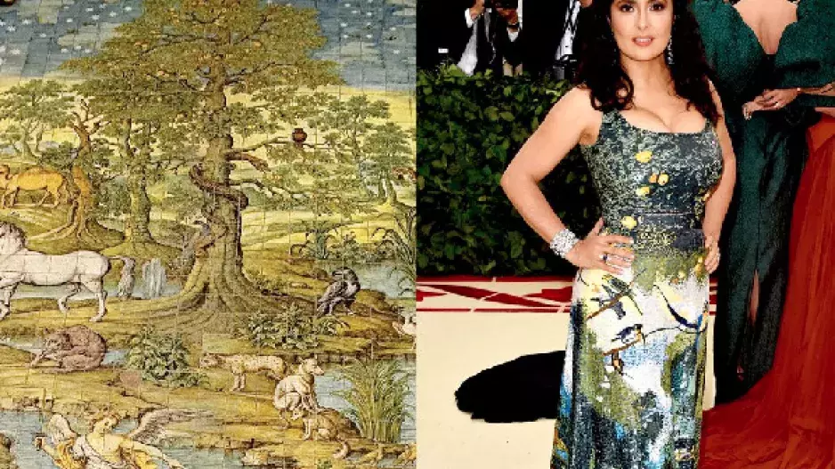 Salma Hayek a Rajská zahrada