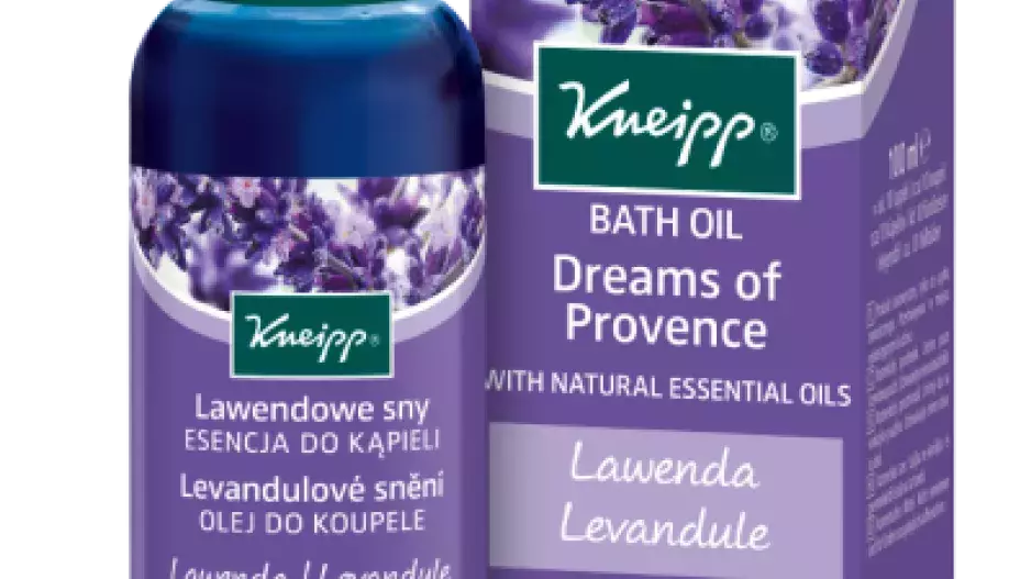 olej do koupele, Kneipp Levandulové snění, 179 Kč