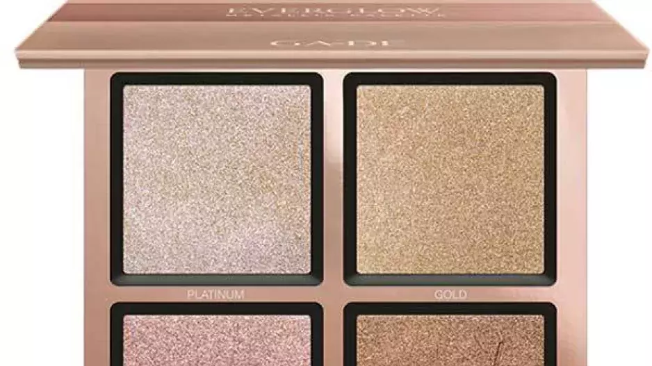 Everglow metallic highlighter palette