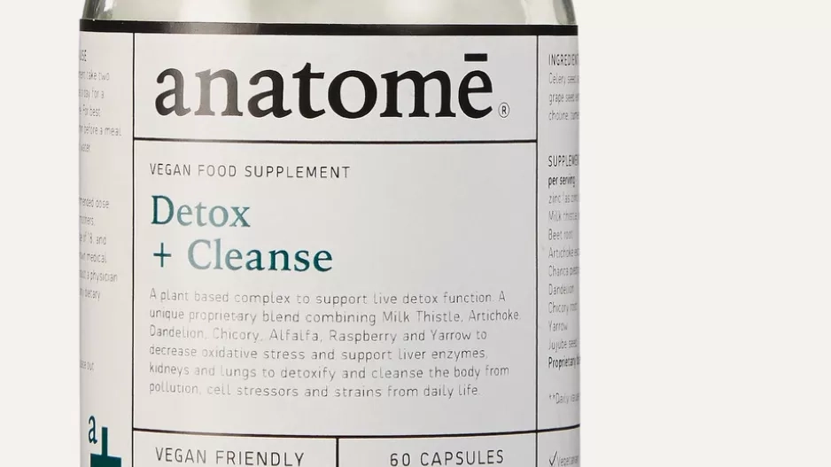 veganský doplněk stravy pro detox a očistu, Anatome, 825 Kč (balení 60 tablet)