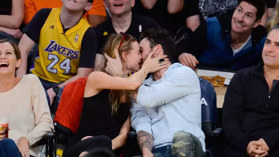 Adam Levine & Behati Prinsloo