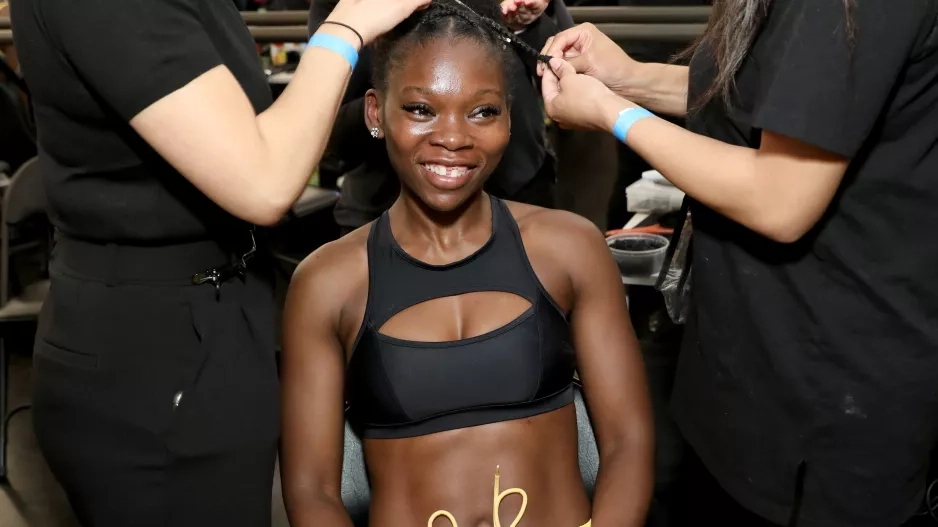 CHROMAT backstage NYFW fall/winter 2020