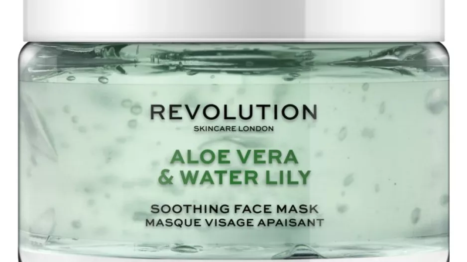 zklidňující pleťová maska, Skincare Aloe Vera & Water Lily, Revolution, 259 Kč zklidňující pleťová maska, Skincare Aloe Vera & Water Lily, Revolution, 259 Kč