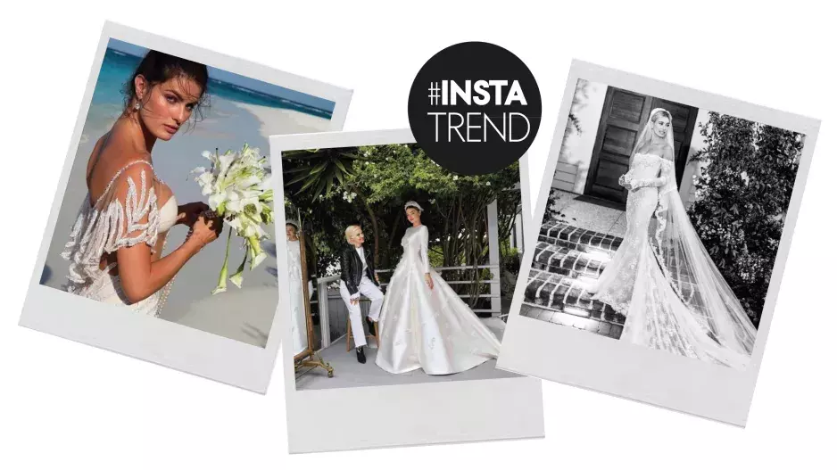 10 nejpopulárnějších svatebních šatů topmodelek podle Instagramu