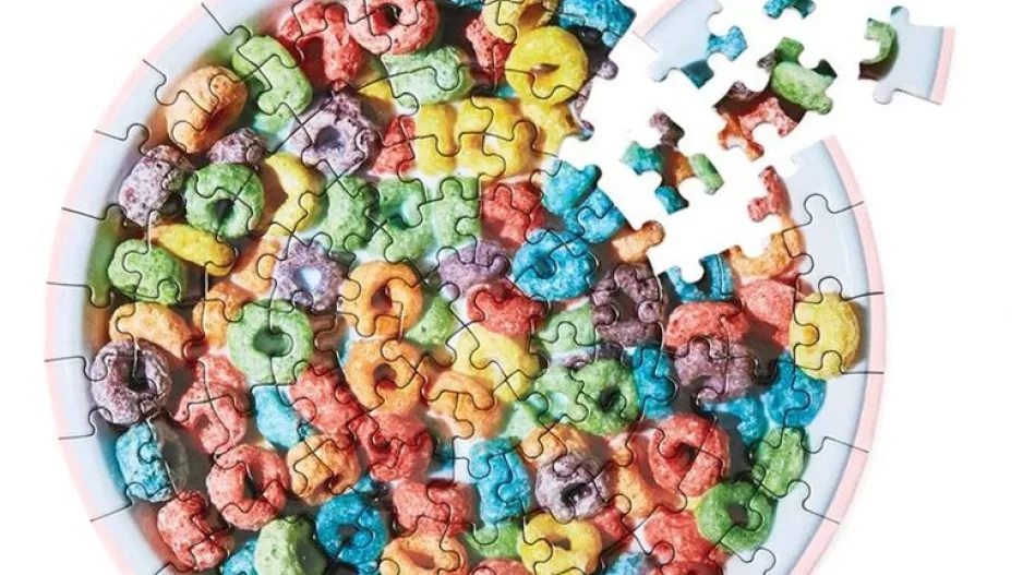 puzzle k snídani, Areaware (Shopbob)