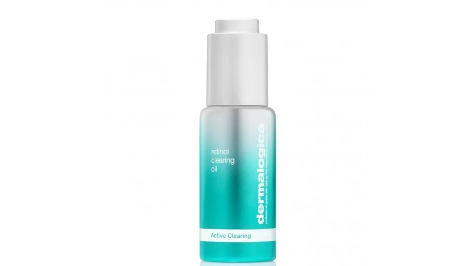 Vysoce účinná noční olejová péče, v níž se spojuje retinol a kyselina salicylová, Retinol Clearing Oil, Dermalogica, prodává Dermalogica.cz, 2 590 Kč Vysoce účinná noční olejová péče, v níž se spojuje retinol a kyselina salicylová, Retinol Clearing Oil, Dermalogica, prodává Dermalogica.cz, 2 590 Kč