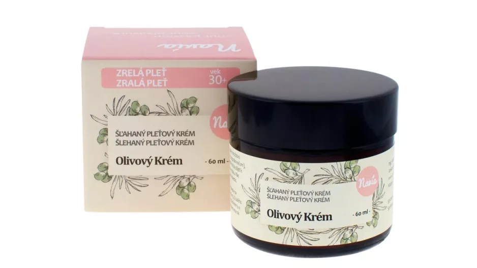 Šlehaný pleťový olivový krém, NAVIA/KVITOK, prodává Biooo.cz, 240 Kč