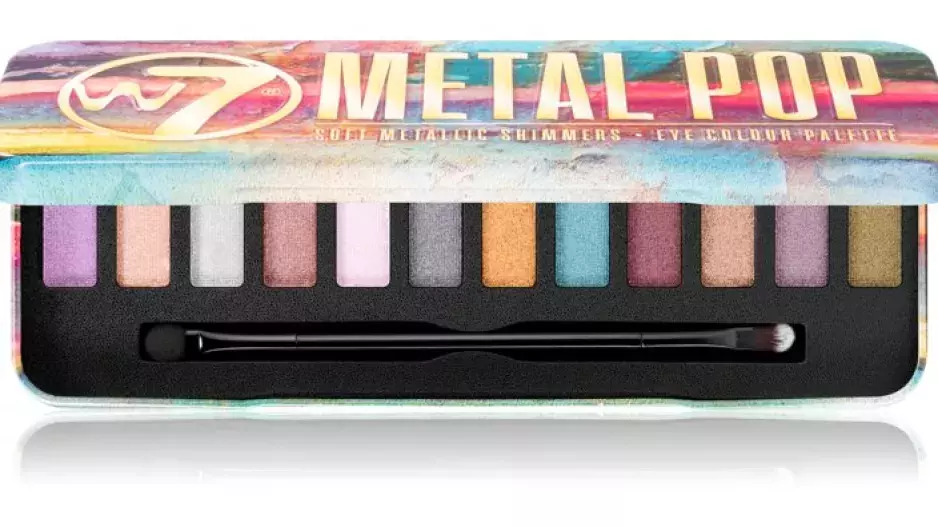 paletka očních stínů, Metal Pop, W7 Cosmetics, 299 Kč paletka očních stínů, Metal Pop, W7 Cosmetics, 299 Kč
