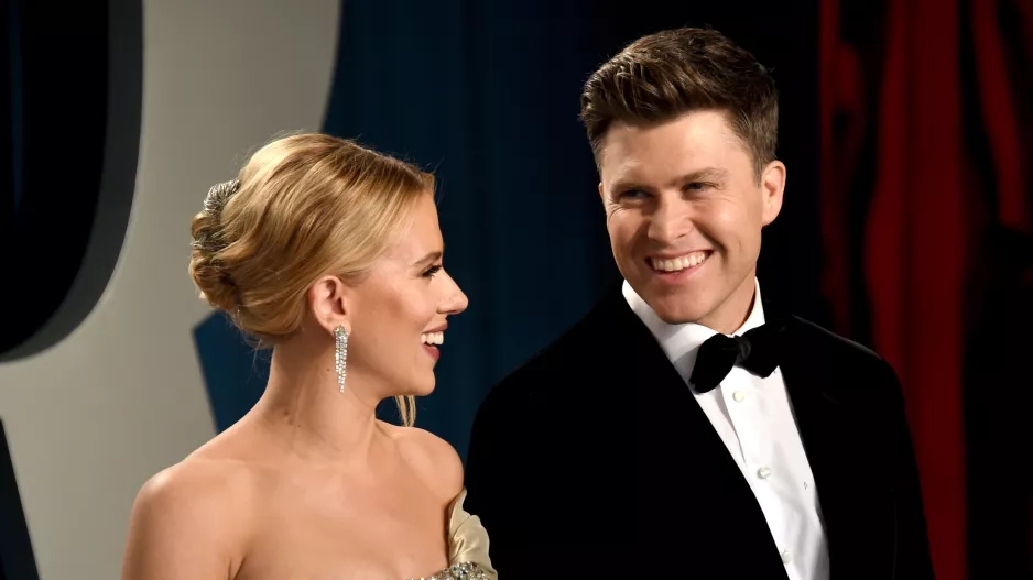  Scarlett Johansson and Colin Jost