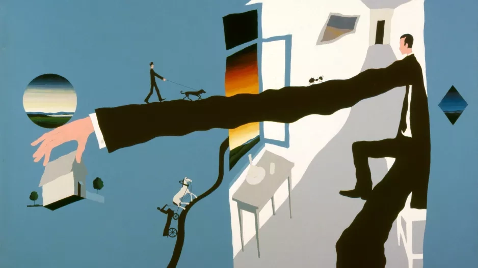 Viktor Pivovarov, Dlouhá dlouhá ruka, 1972, Státní ruské muzeum