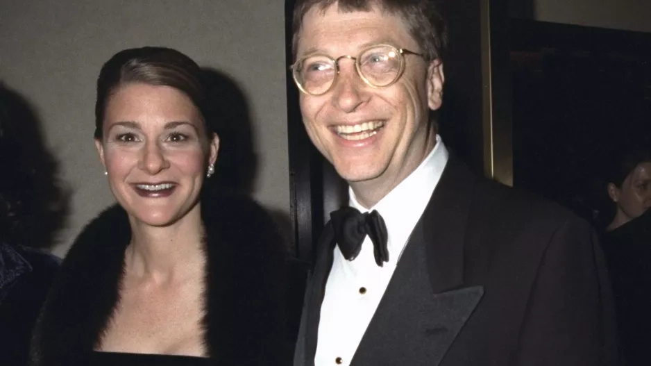 Gatesovi v rané fází svého vztahu