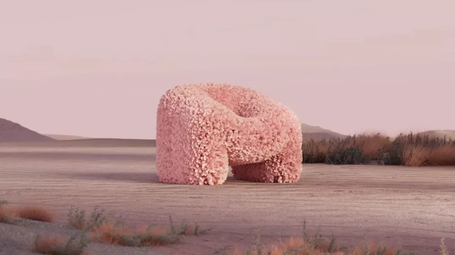 Moooi, Hortensia Armchair by Andrés Reisinger and Júlia Esqué