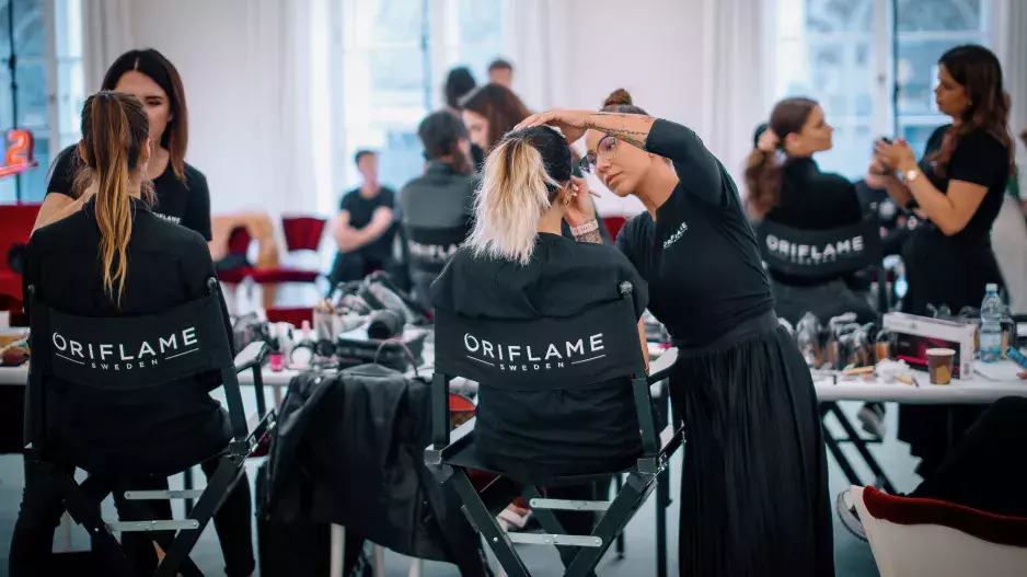 Oriflame make-up v zákulisí Schwarzkopf ELite Model Look 2021 Oriflame make-up v zákulisí Schwarzkopf ELite Model Look 2021