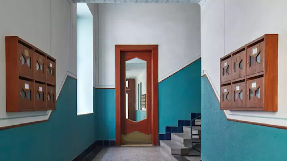 Kubistická asambláž v Praze