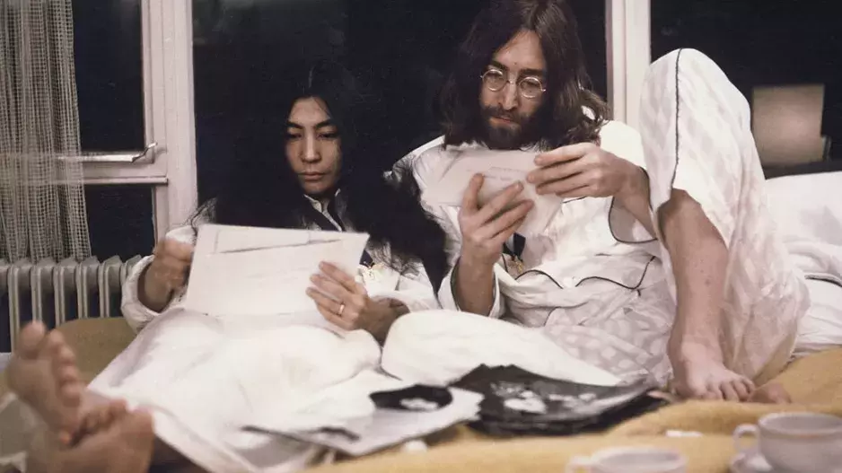 John Lennon a Yoko Ono