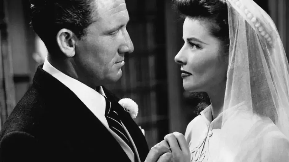 Spencer Tracy and Katharine Hepburn ve filmu Woman of the Year