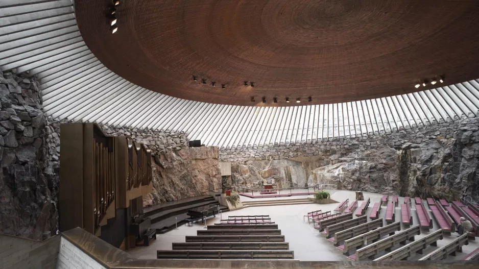 Temppeliaukio Church, Helsinki, Finland