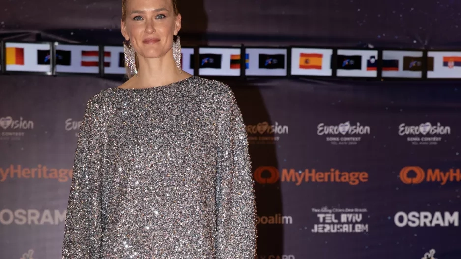 Bar Refaeli na Eurovizi v roce 2019